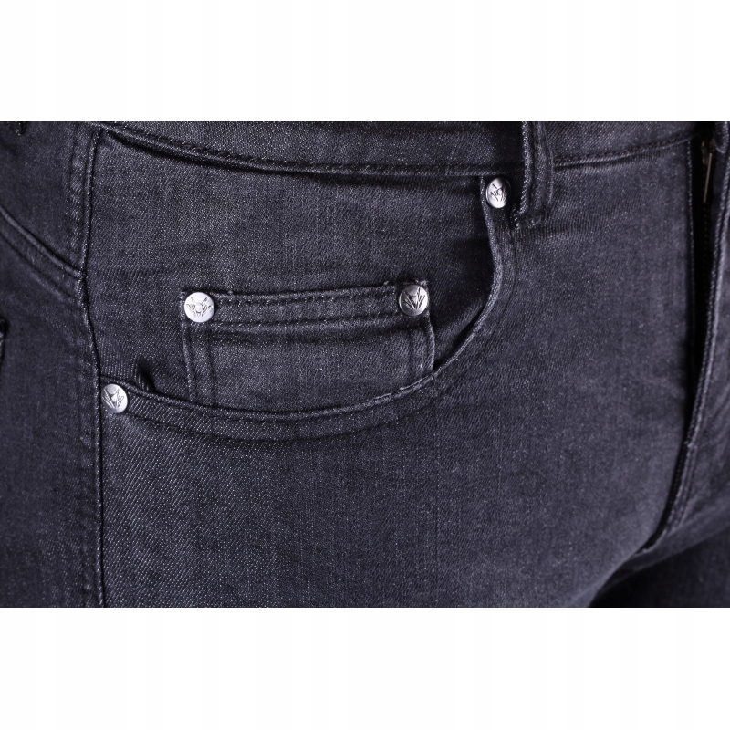 Jeansy motocyklowe RSA Route CE czarne Rozmiar: W42/L32 Rodzaj Męskie