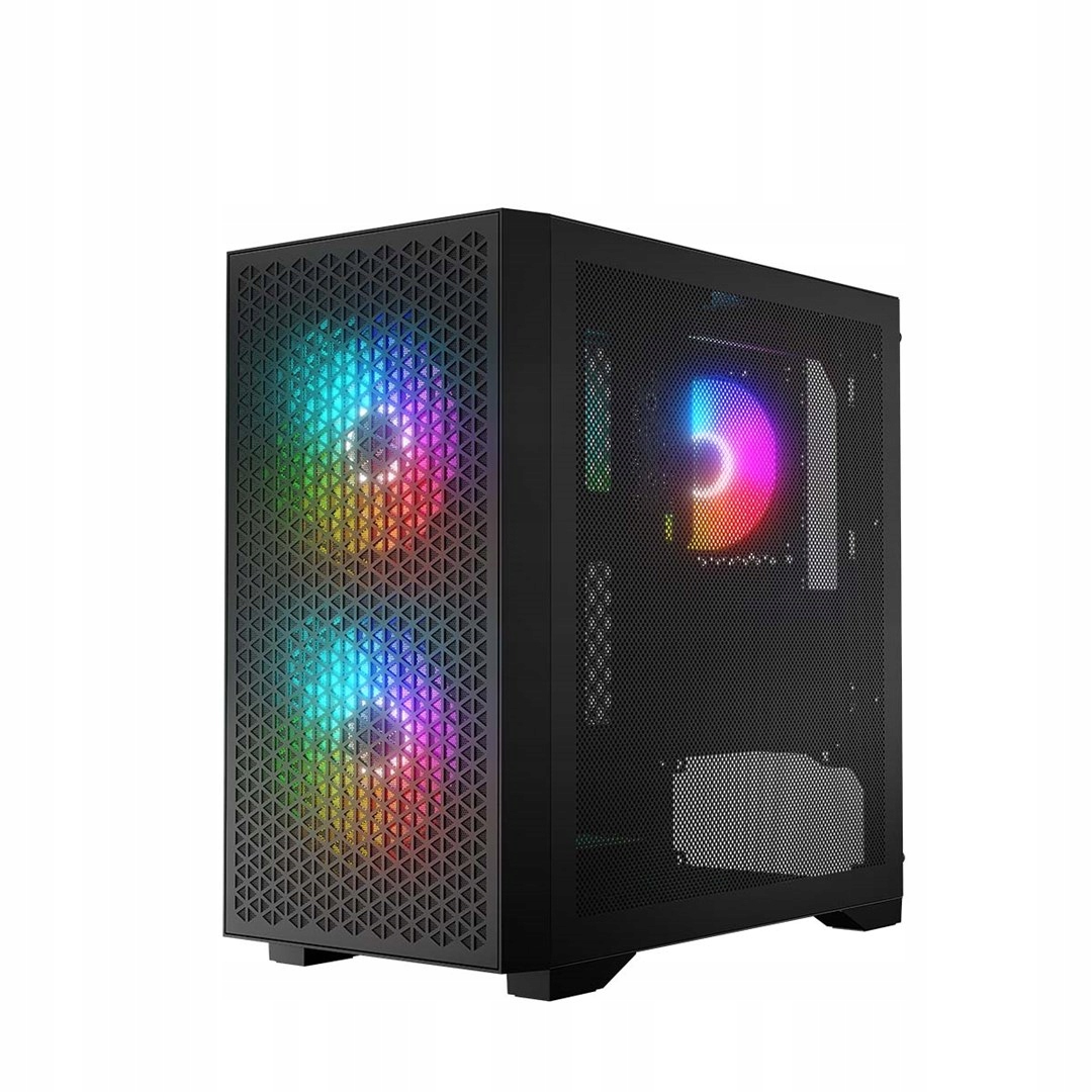 Logic Dart Pro Argb Mini Tower Usb-c počítačová skříň černý