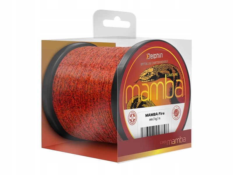Żyłka Delphin Mamba Carp Fire 0,28 6,1kg 600m