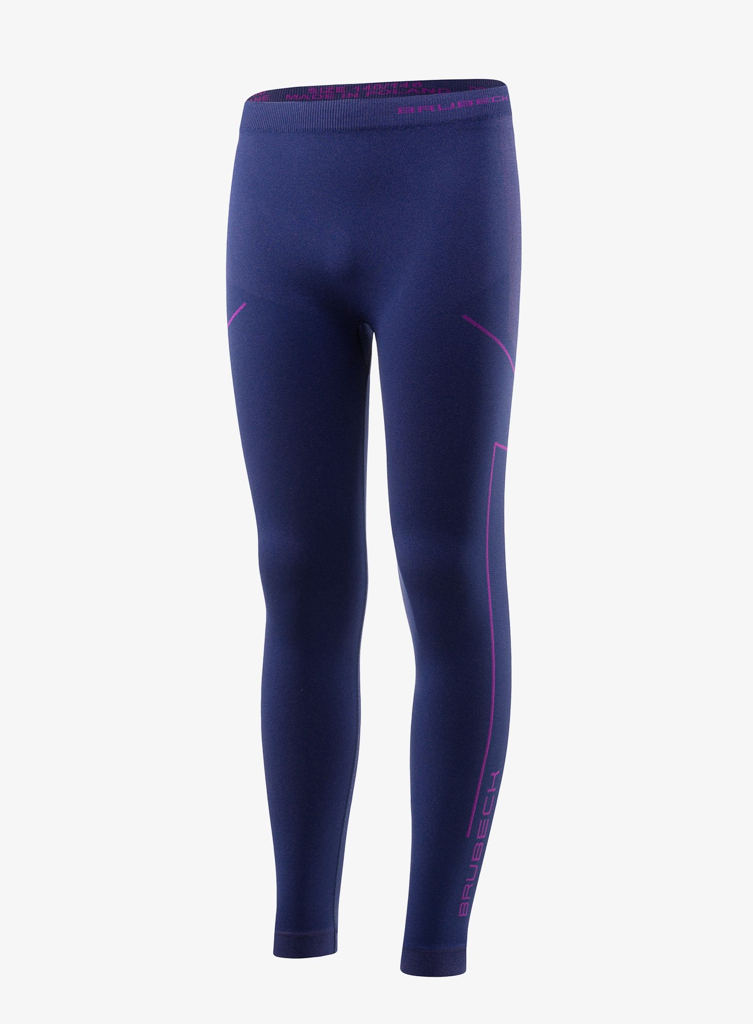Legginsy dziecięce Brubeck Thermo Junior denim/violet 152-158 cm