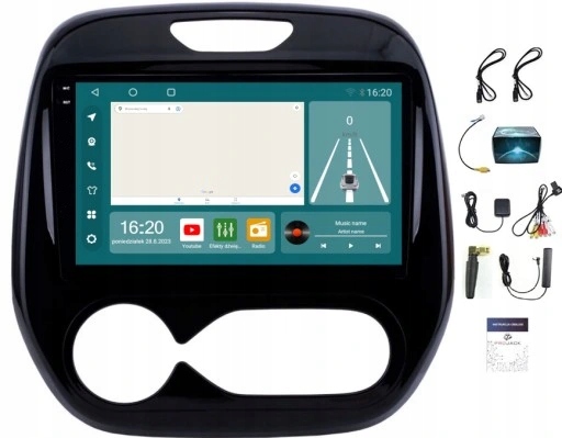 Rádio Navigace Renault Captur 2013-19 Carplay Android 8/256GB Sim
