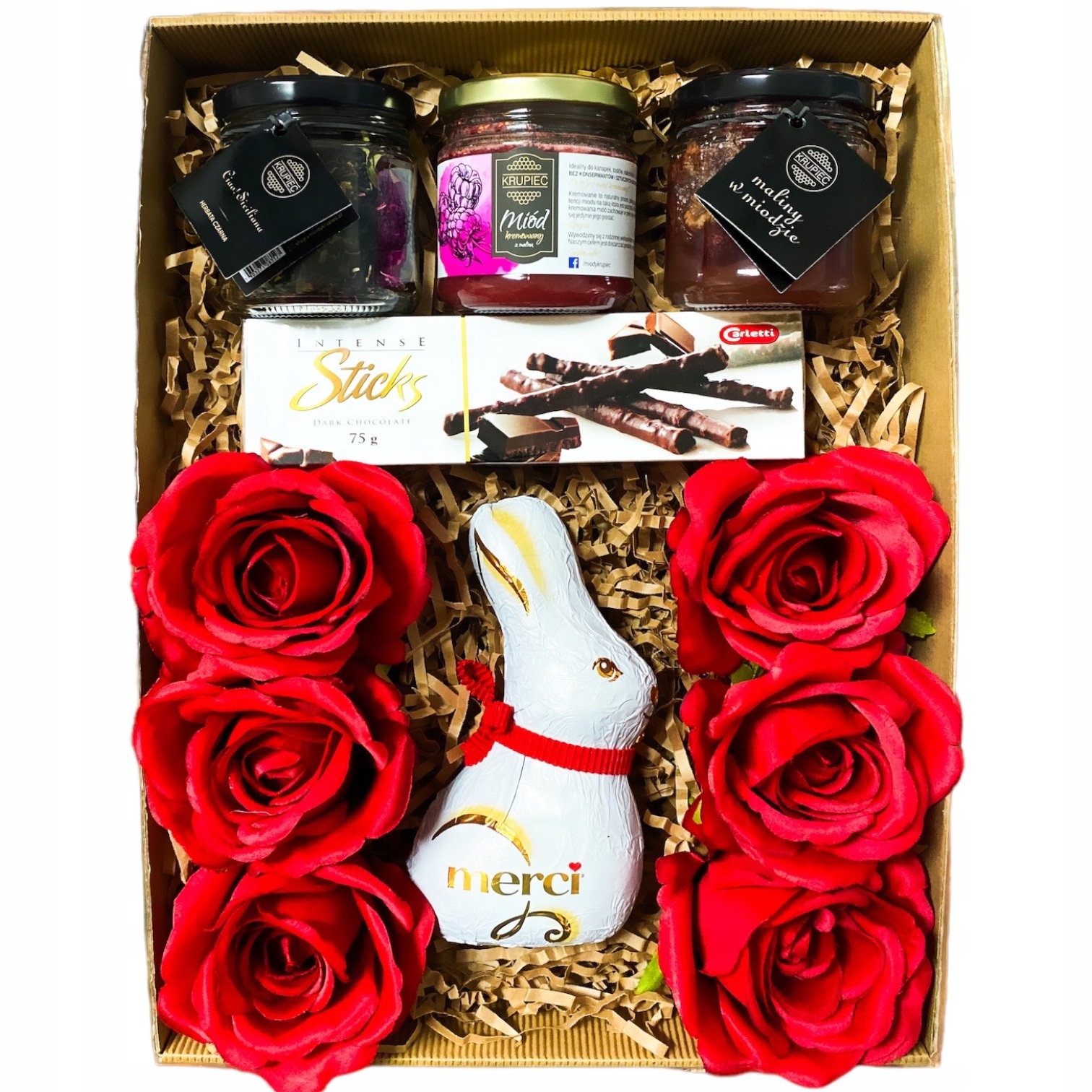 Zestaw prezentowy na Zajączka Wielkanoc Urodziny słodycze