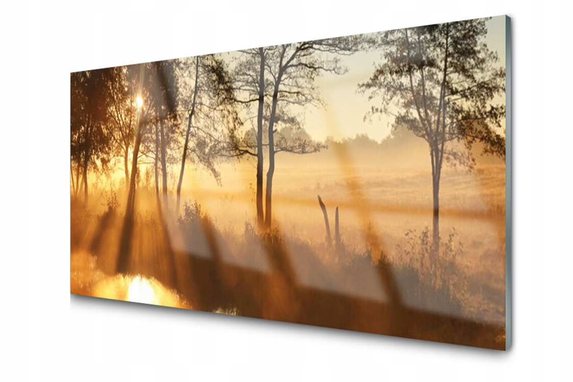 

Panel szklany dekor Drzewa Dekor 140x70 + Klej