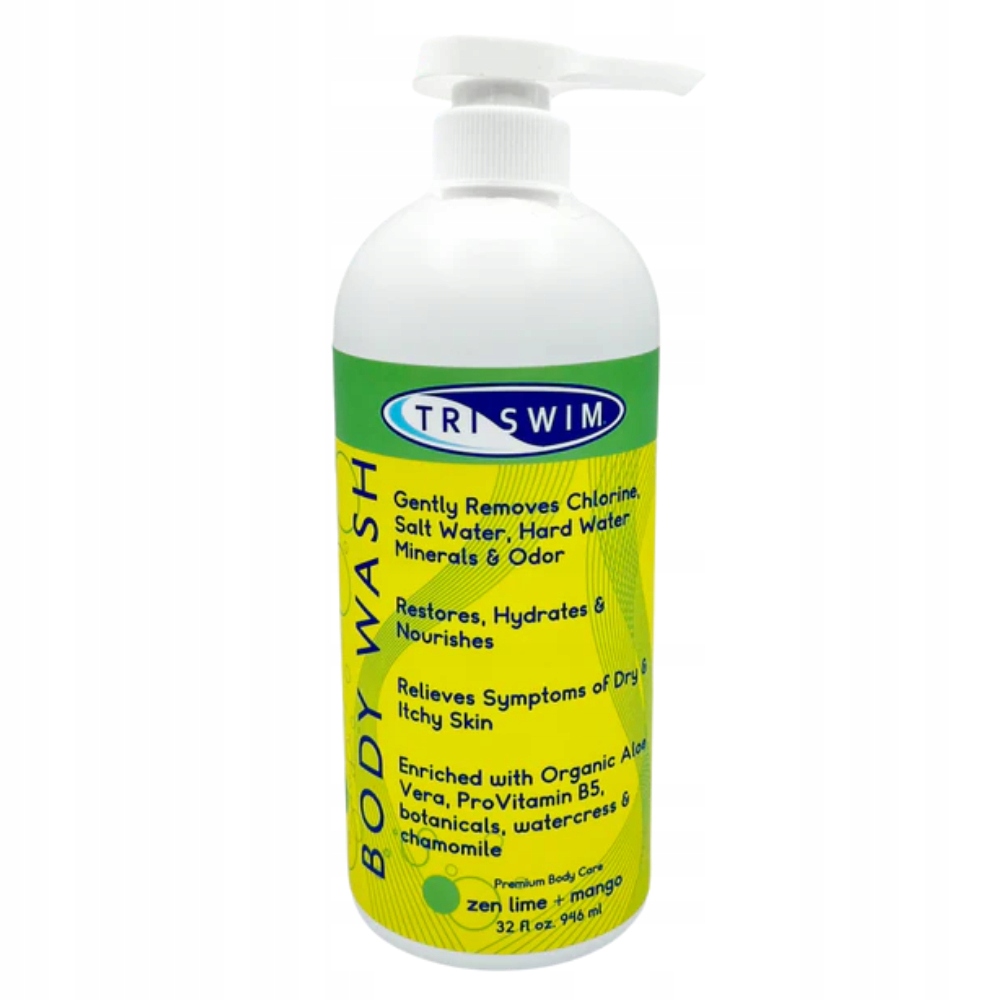 Triswim żel do mycia ciała neutralizujący chlor 946ml limonka mango