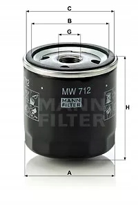 FILTR OLEJU BMW MOTO MANN-FILTER Producent Mann-Filter