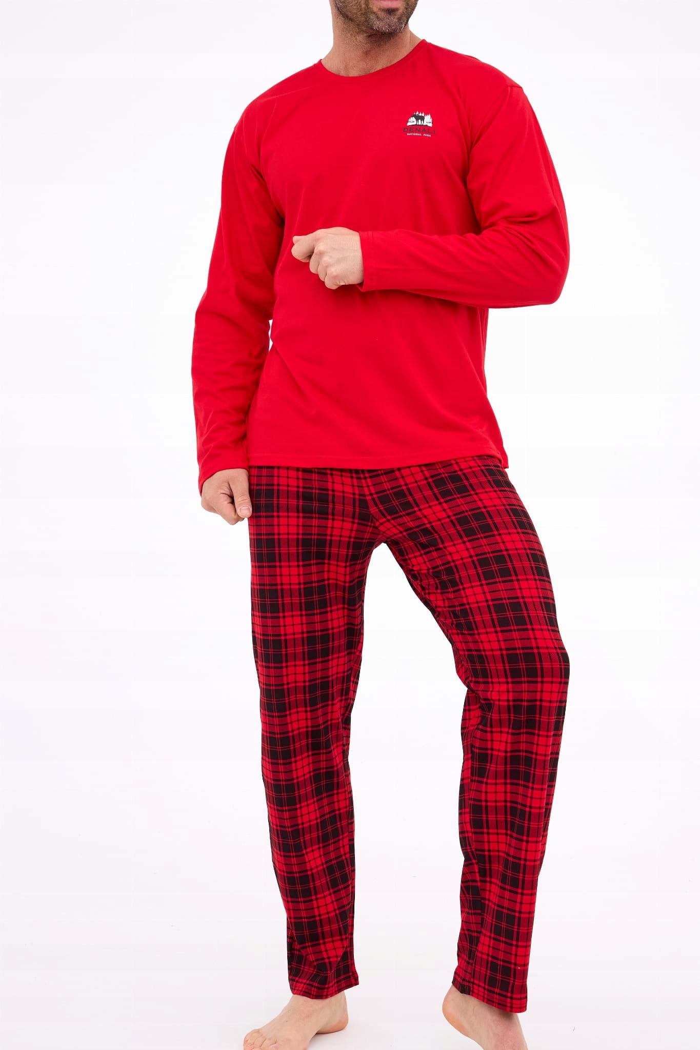 Pánské pyžamo s dlouhým rukávem Cornette 124/305 Denali [Velikost 2XL]