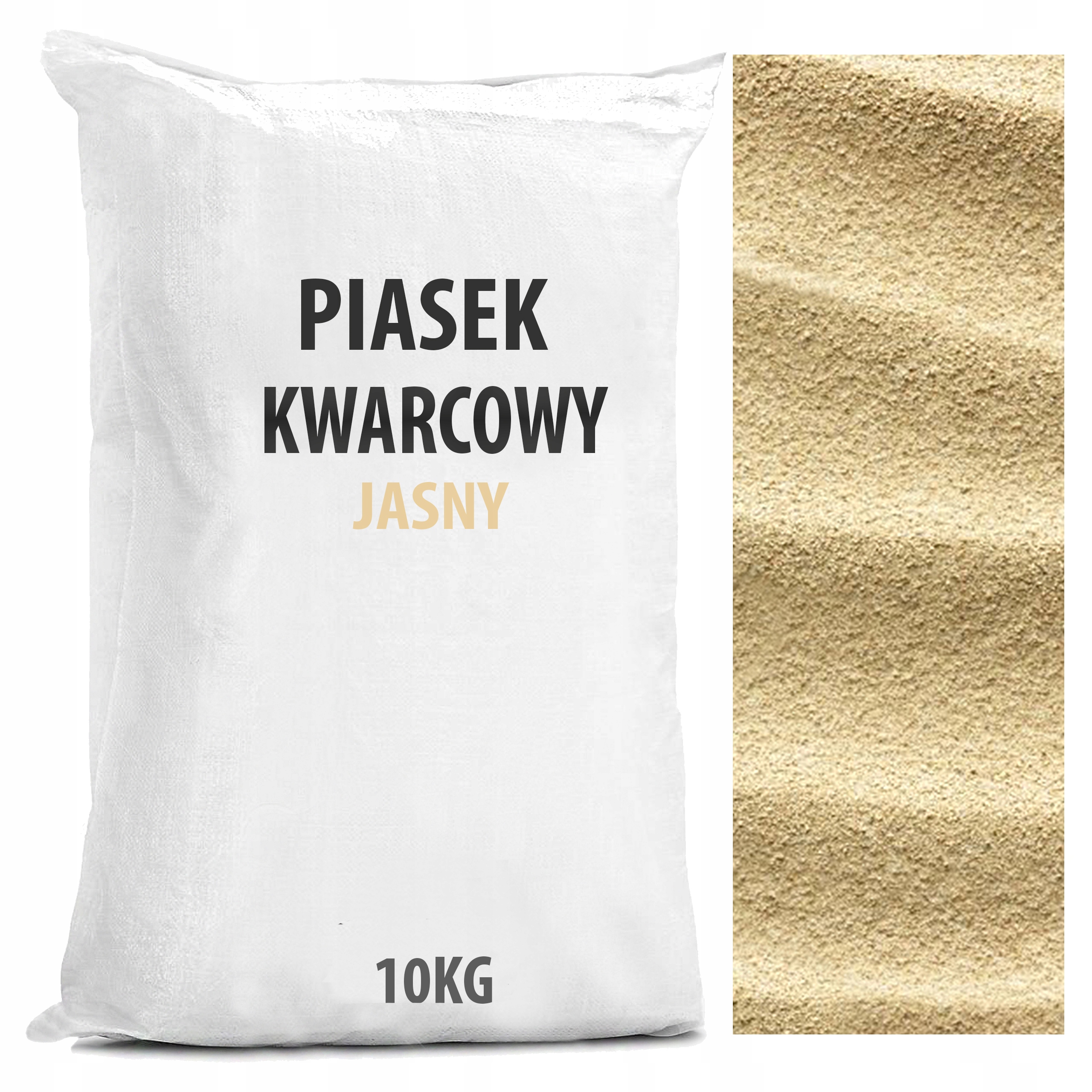

Piasek Kwarcowy Jasny do Ogrodu Dekoracji 10KG