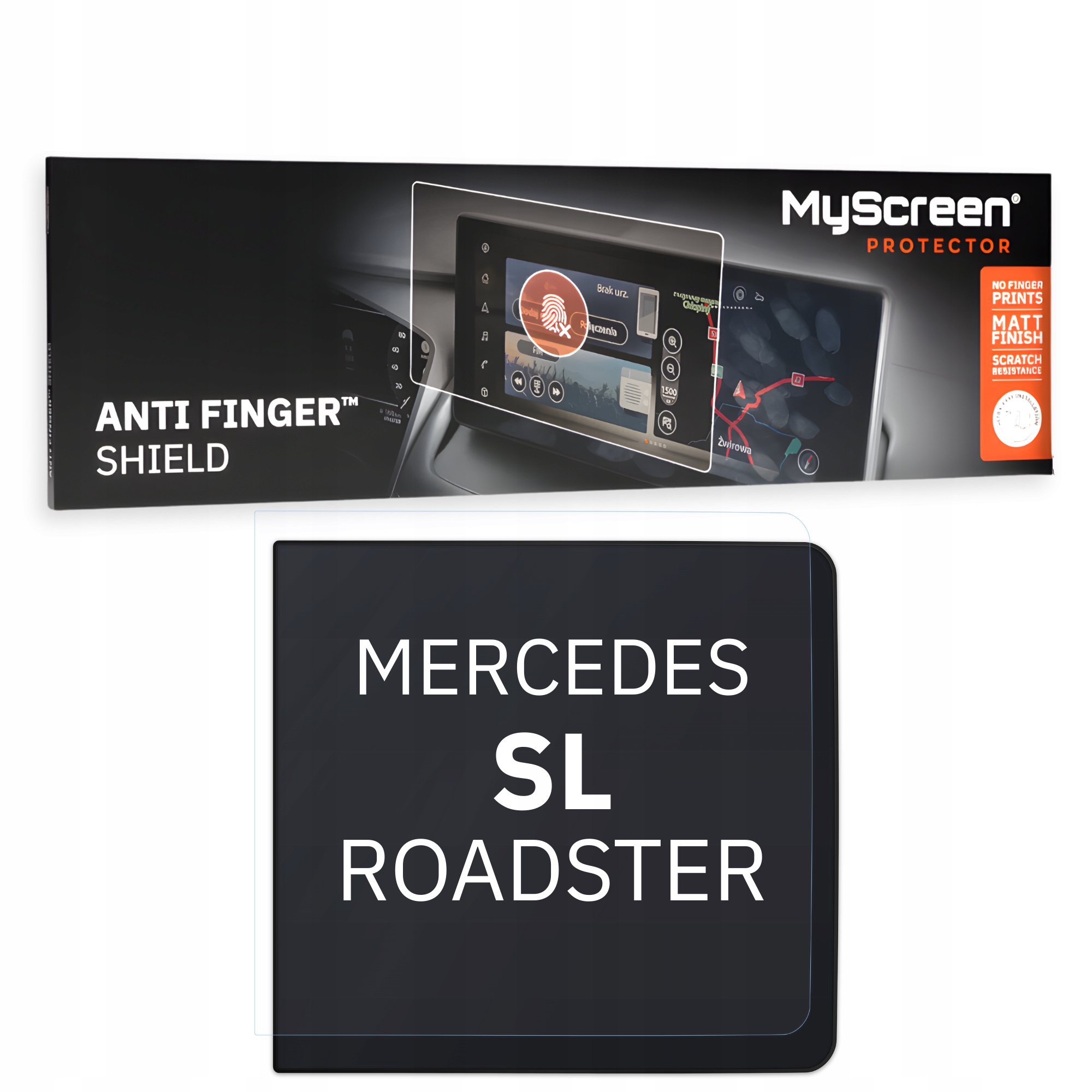 Matná fólie pro Mercedes Sl Roadster 2022 MyScreen