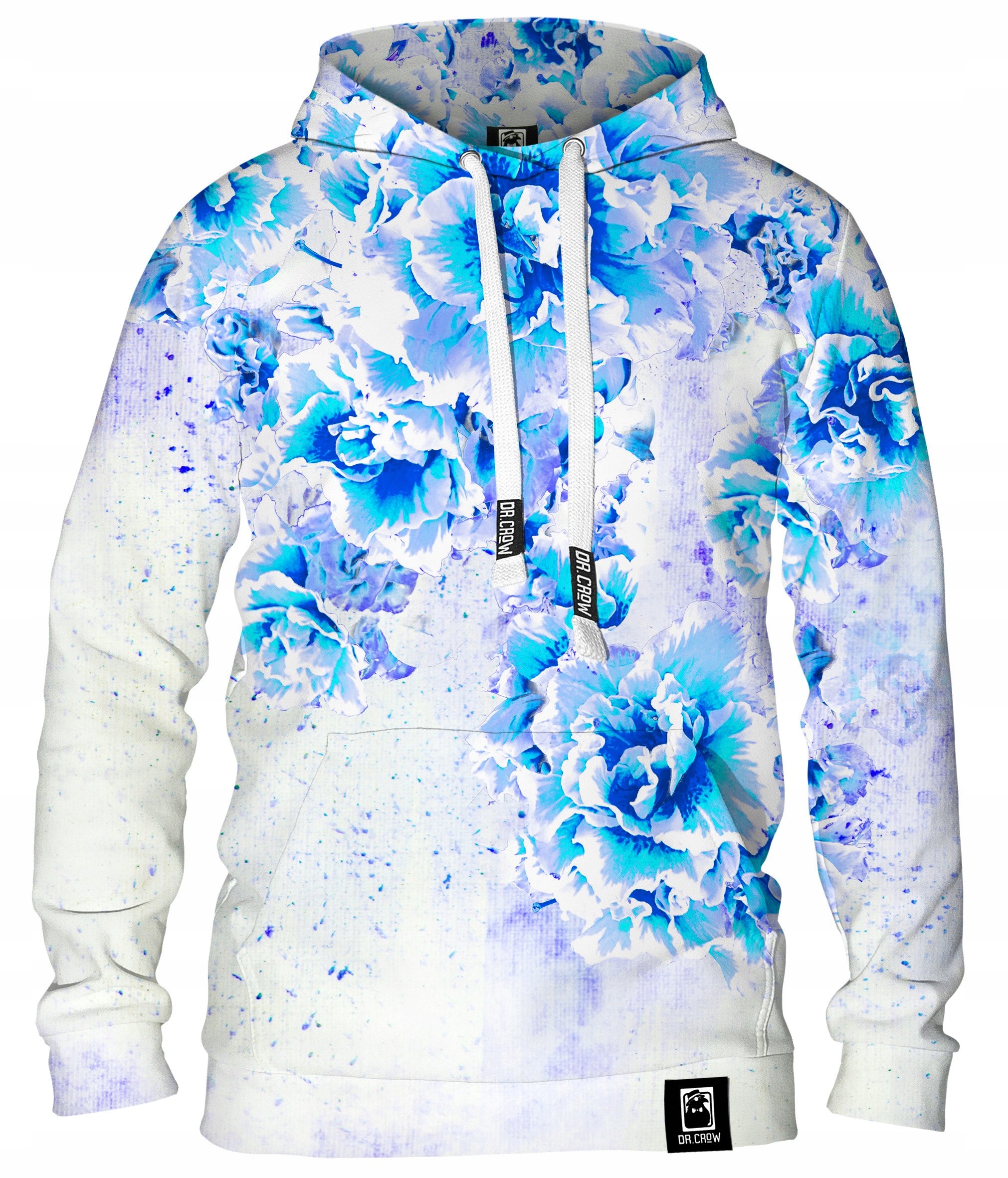 

Bluza z kapturem Beautifull Flowers Blue L