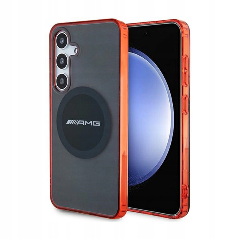 Amg Transparent Bicolor MagSafe – Pouzdro pro Samsung Galaxy S24 (černé)
