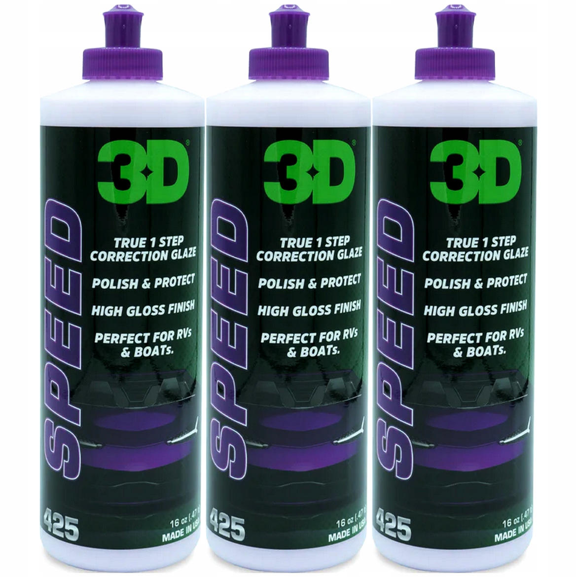 Pasta do polerowania 3D 425 Speed All In 1 One Step 3 x 473ml
