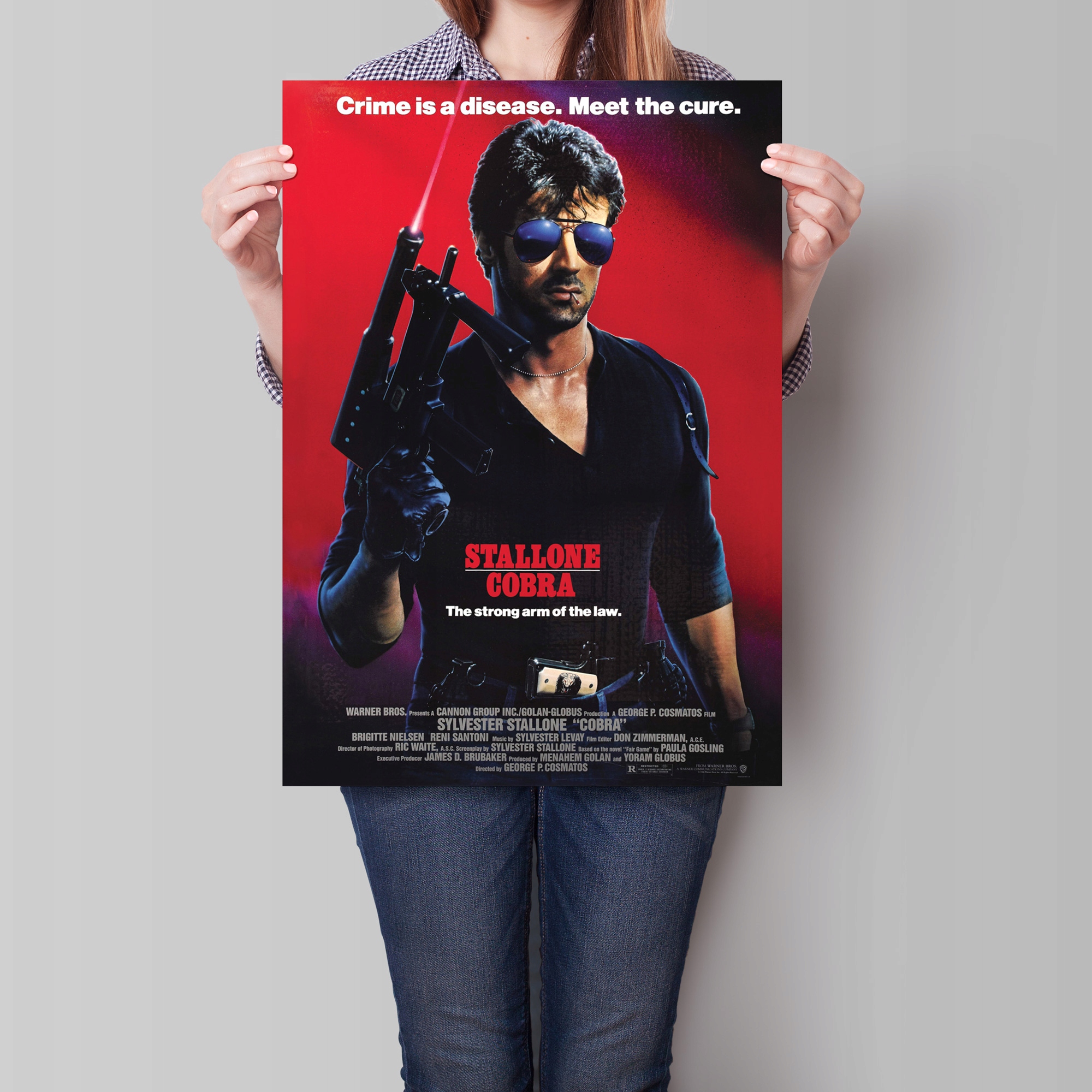 Plakat Cobra Film Sylvester Stallone Wysokość produktu 59.4 cm