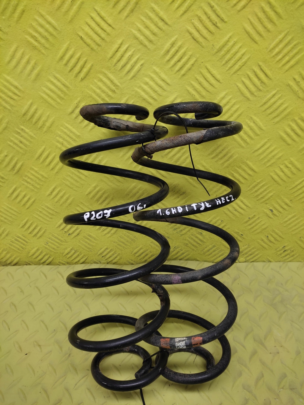 PEUGEOT 207 1.6 HDI springs springing rear part