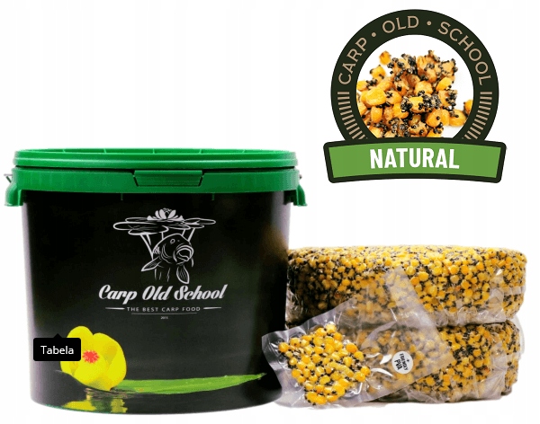 Návnadové zrno MIX Carp Old School Kbelík přírodní 10 kg