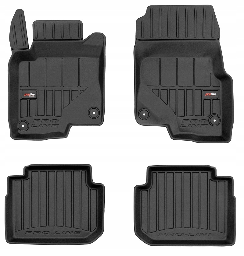 Gumové Stěrače Smart ForFour 1 2004-2006 Korytka 3D