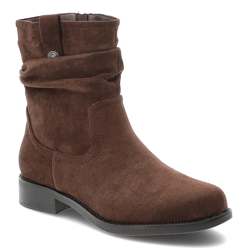 Dámské kotníkové boty S.Barski, hnědé, HY62-8102 Chocolate