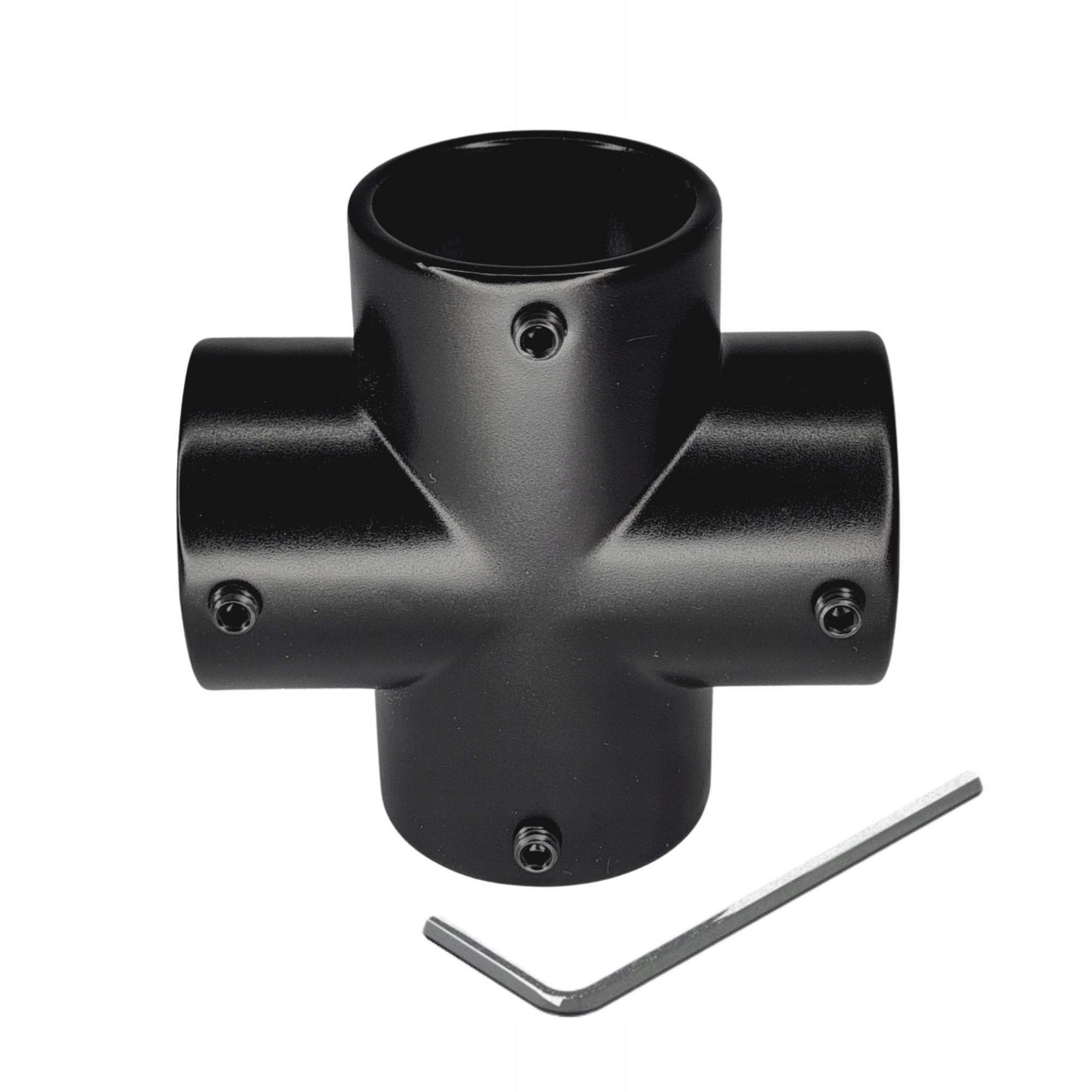 

Łącznik czterokierunkowy 25mm czarny Producent