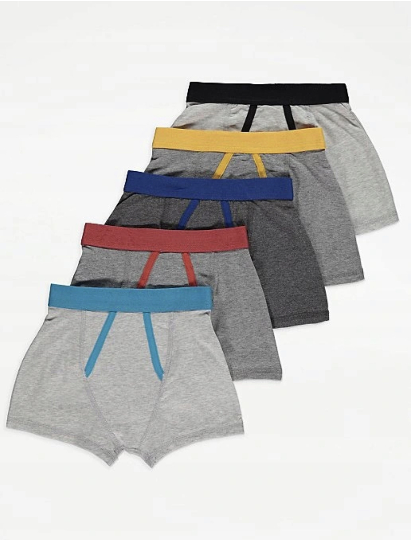 

george_128-134_5 pack_ majtki_ bokserki_nowe