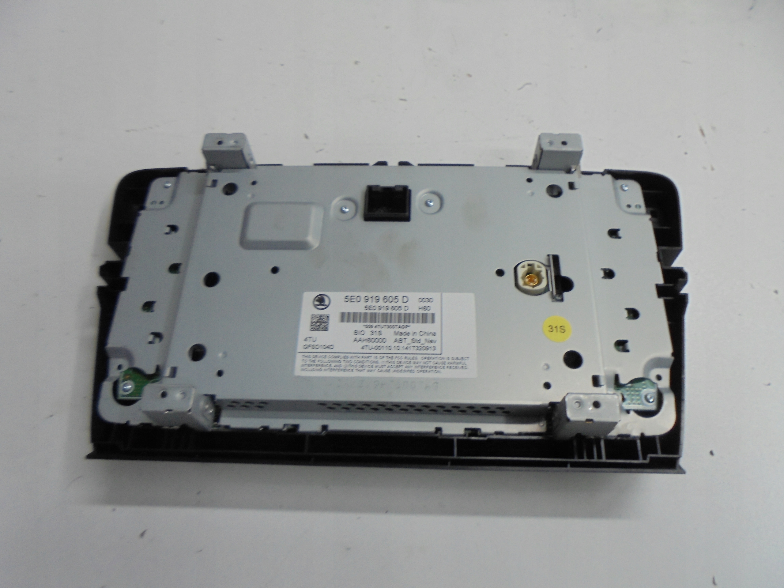 SKODA OCTAVIA III player RADIO navigation 5E0919605D