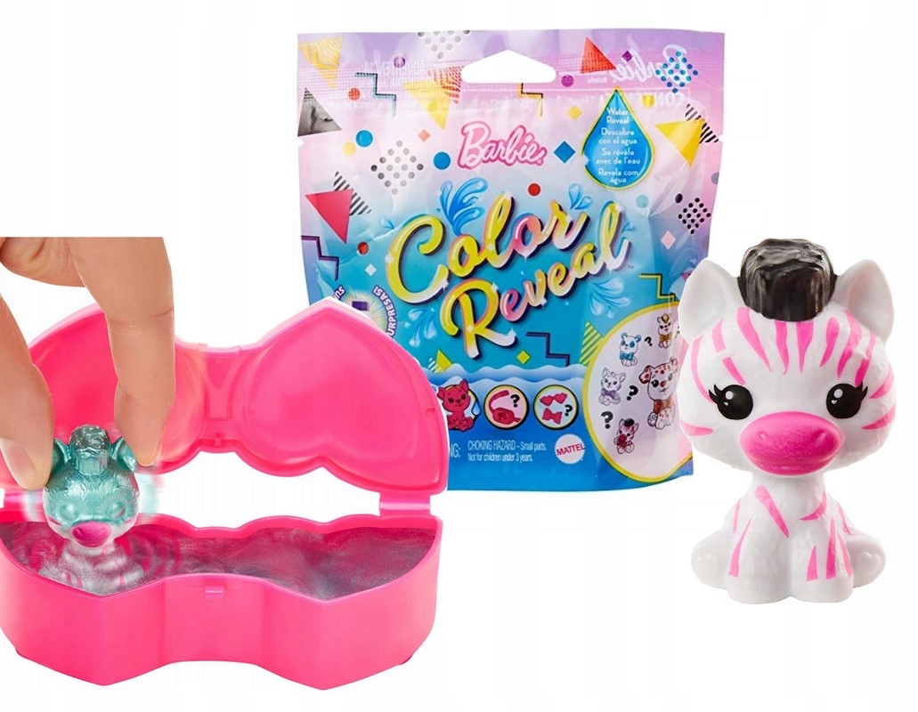 

Barbie Color Reveal niespodzianka Zwierzątko GTT11