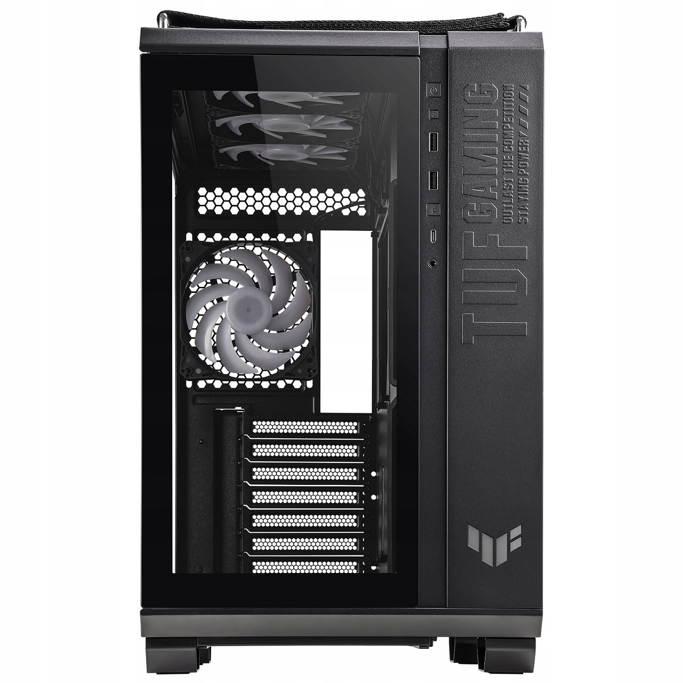 Asus Tuf Gaming GT502 Plus/ Midi Tower/ Transpar./ Čierna 90DC0090-B19010