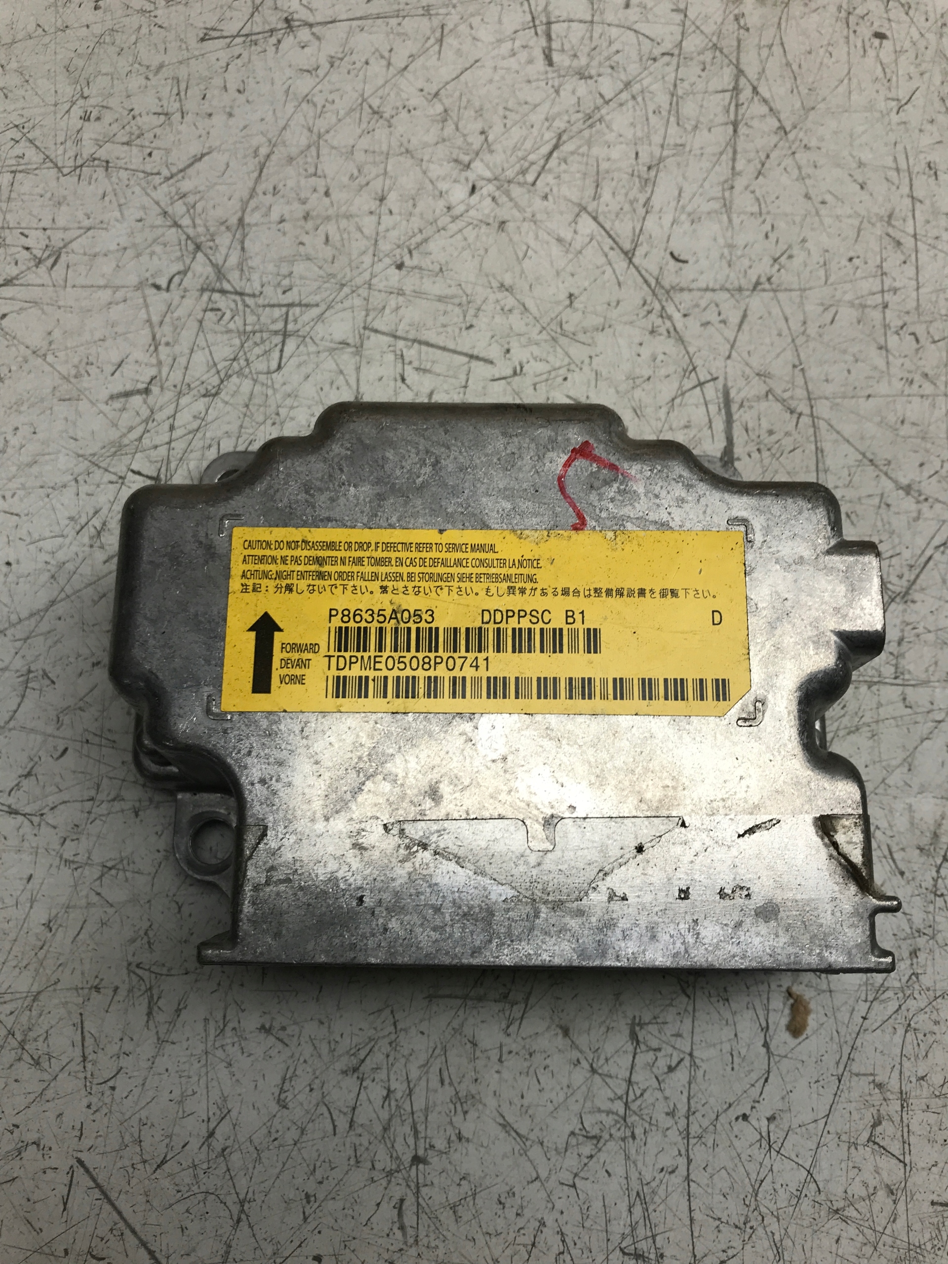 modulo SENSOR airbag airbag PEUGEOT 4007