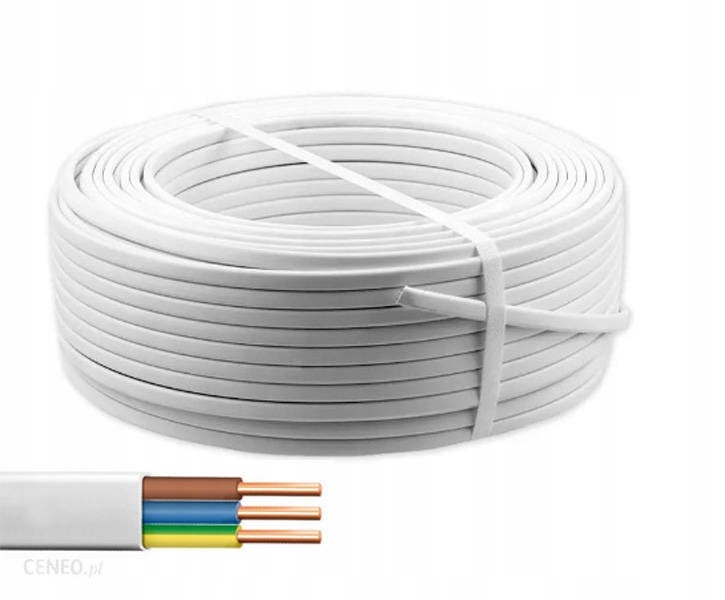 Przewód Płaski elektryczny, instalacyjny YDYp 3x1,5 Tke