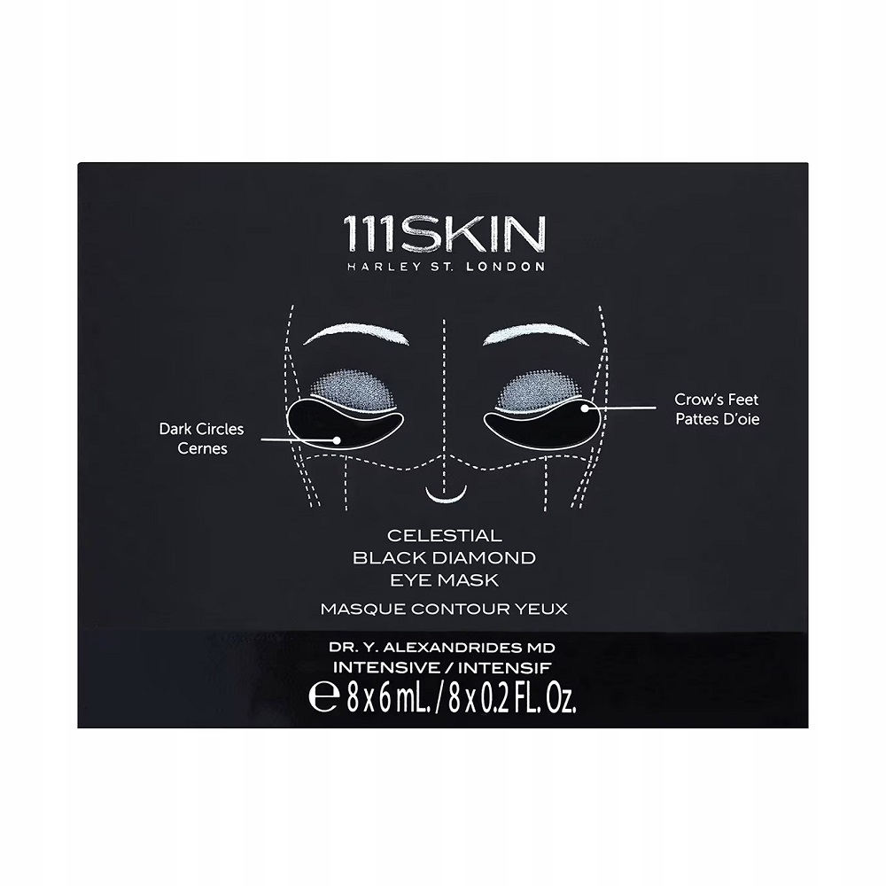 111SKIN Celestial Black Diamond Eye Mask – Hydratační Maska Pod Oči 8X6 ml