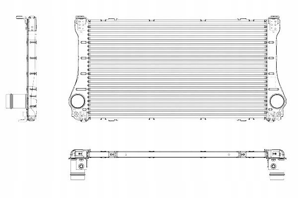 INTERCOOLER TOYOTA AURIS COROLLA 2.0D/2.2D 10.06-0 Producent części NRF