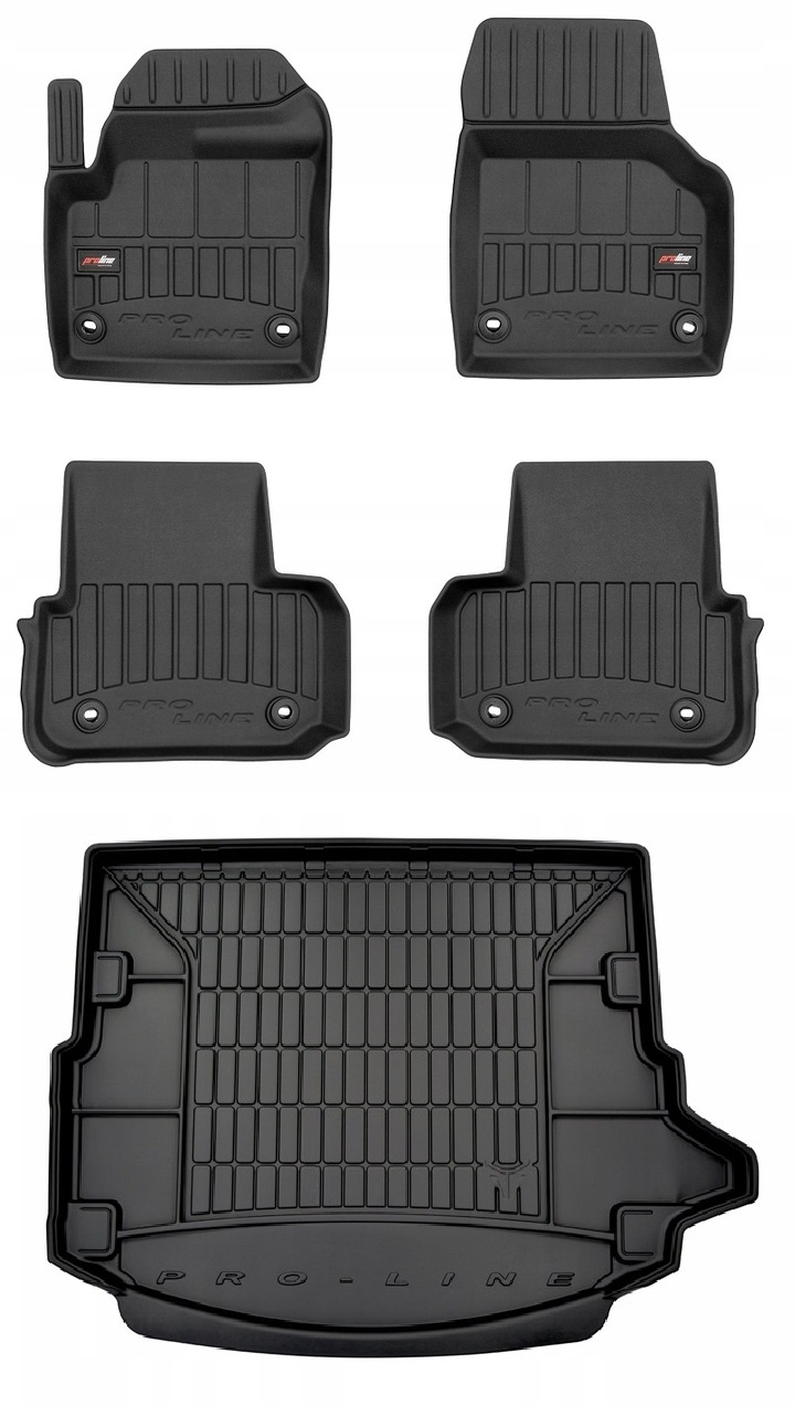Set 3D gumové rohože Rover Discovery Sport od roku 2014 5 osob