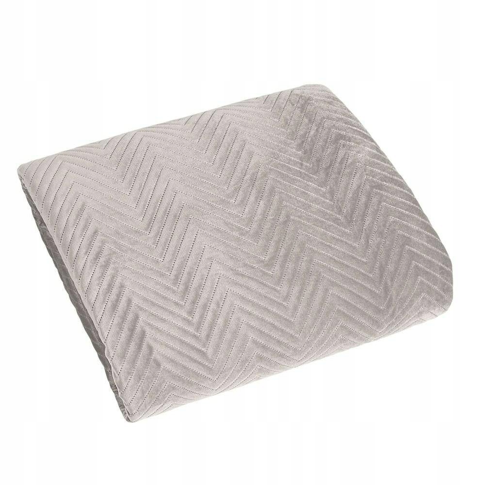 Béžový přehoz na postel Sofia 200x220 cm prošívaná glamour pléd s tlustou dekou