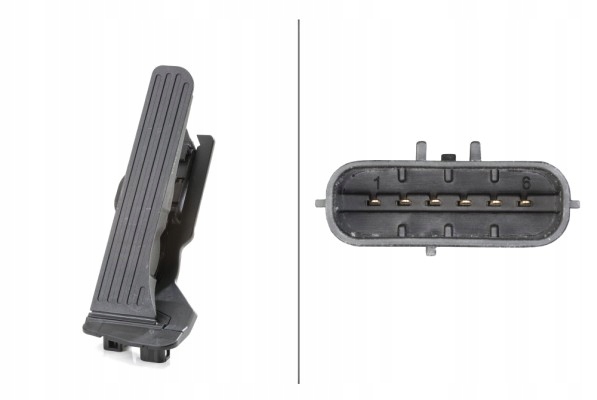 HELLA 6pv 011 040-701 датчик, положення педалі газу