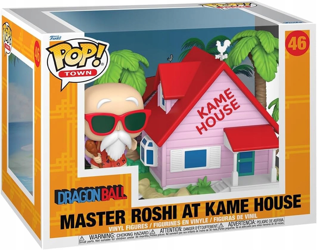 Funko Pop! Town: Dragon Ball Master Roshi v Kame House