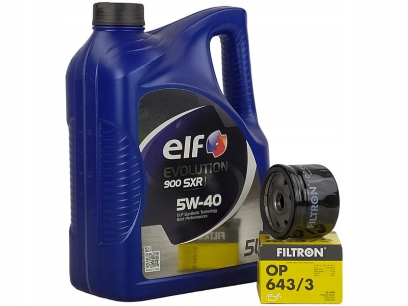 

Elf Evolution 900 Sxr 5W40 5L+FILTR Oleju OP643/3