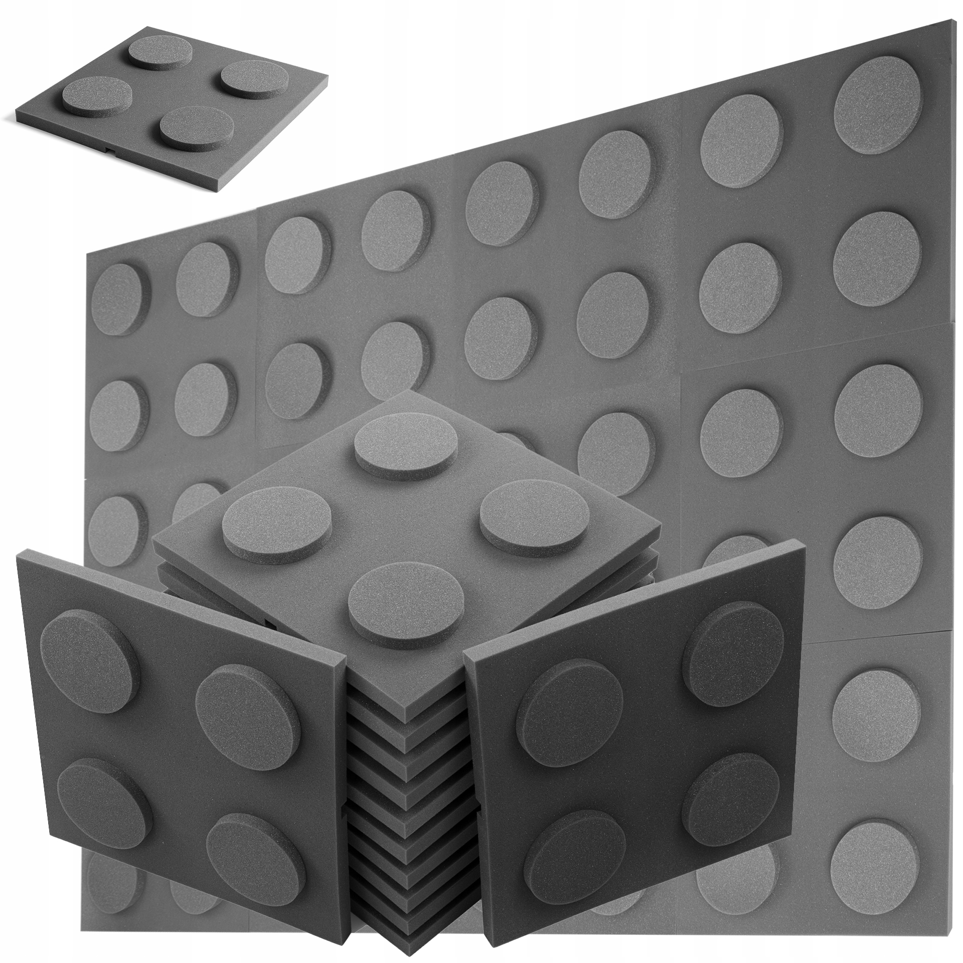 Nástenné panely stropné kazety blok akustická podložka absorbér zvuku