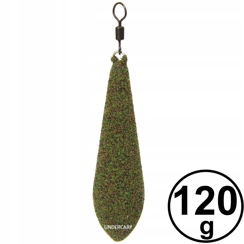 Undercarp Ciężarek karpiowy Pocisk 120g zielony UC640