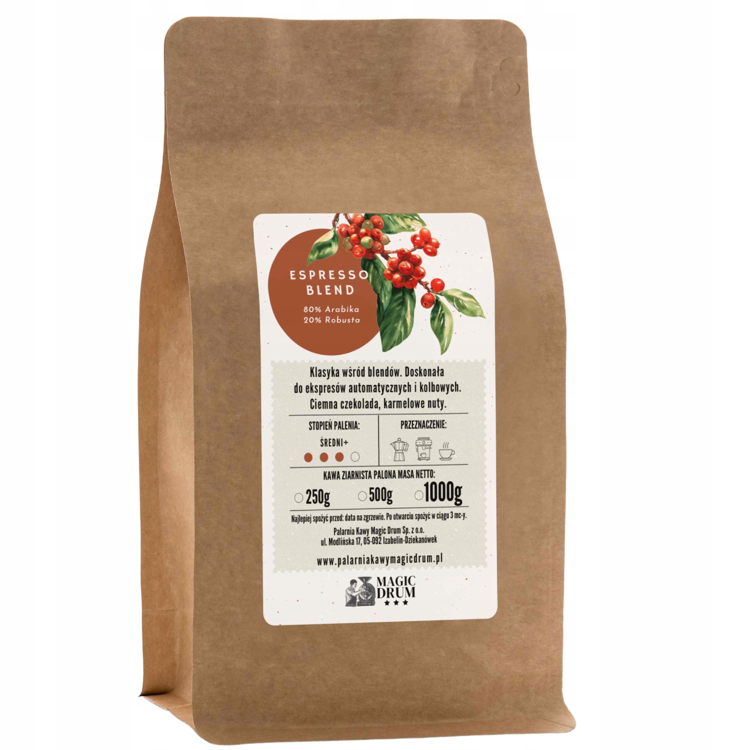 Mletá káva Espresso Blend 80/20 1 kg