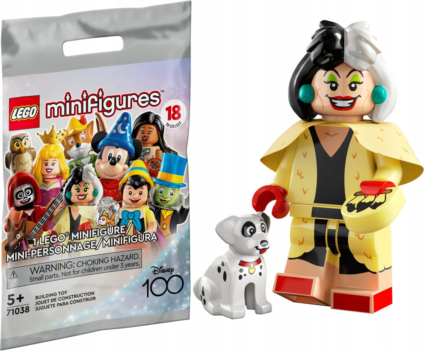 

Lego 71038 Minifigures Disney Cruella De Mon Nr 13
