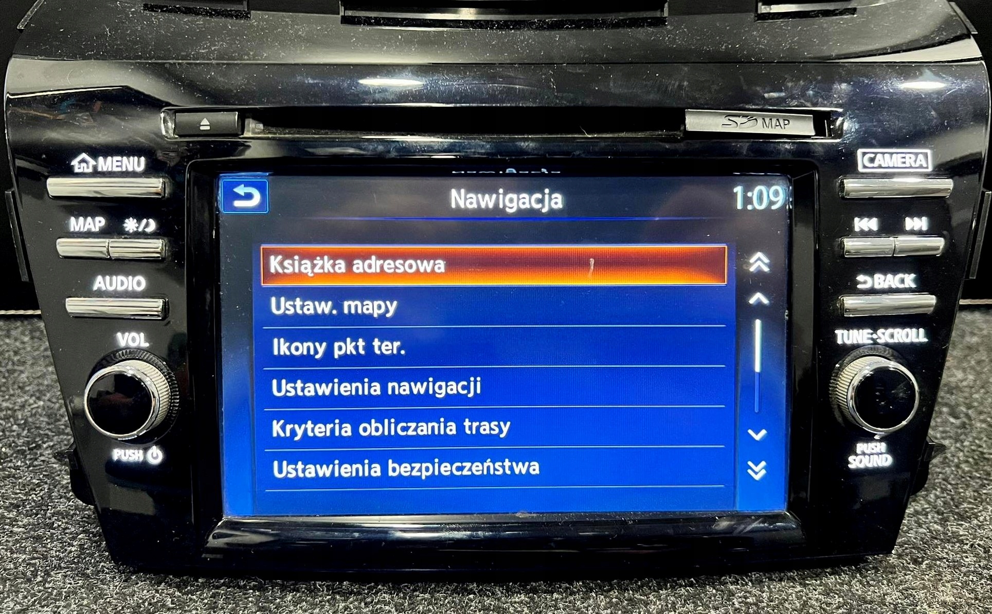NISSAN MURANO CONNECT POLSKIE MENU RADIO LEKTOR MAPA Rodzaj inny