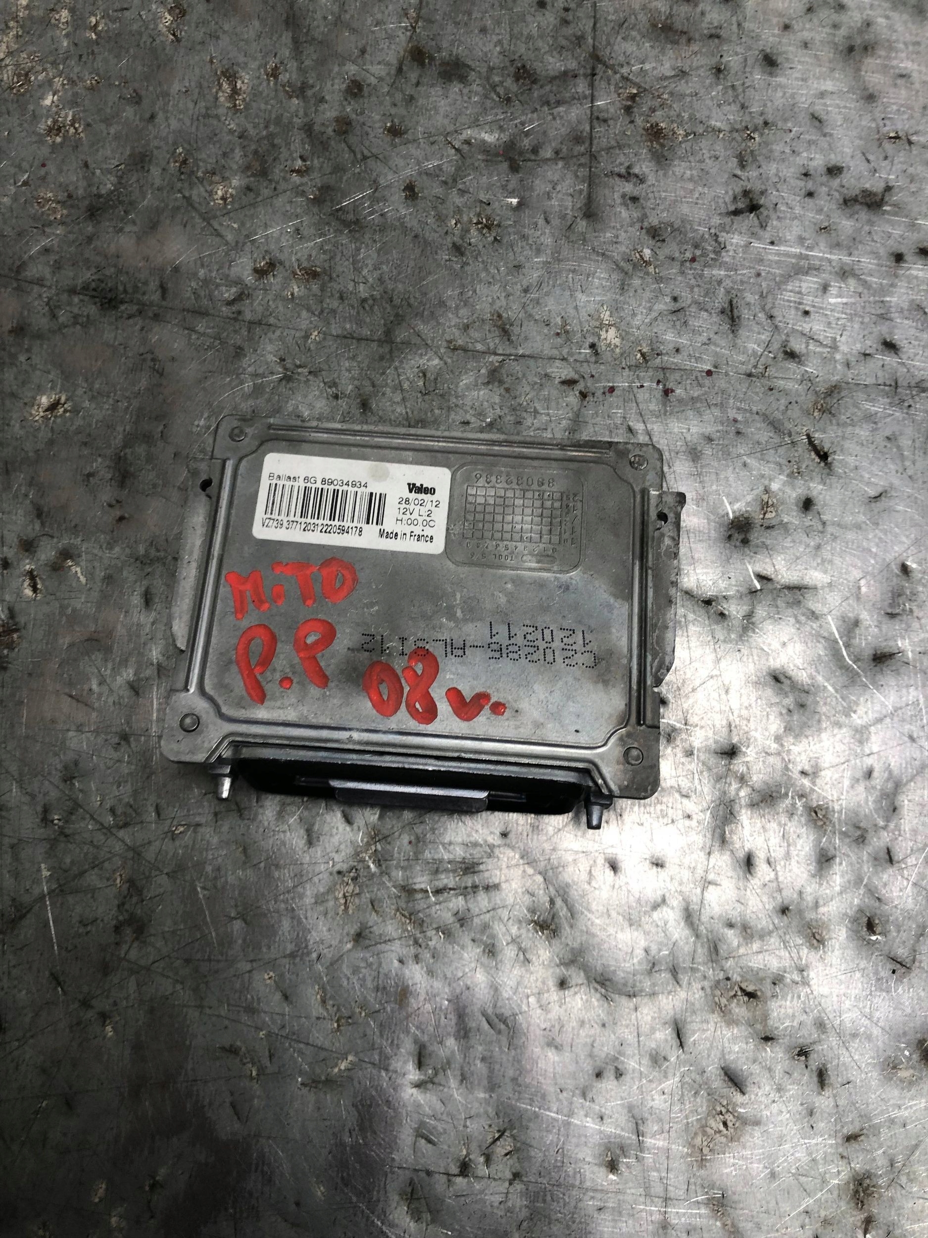 control unit XENON right front ALFA ROMEO MITO 89034934