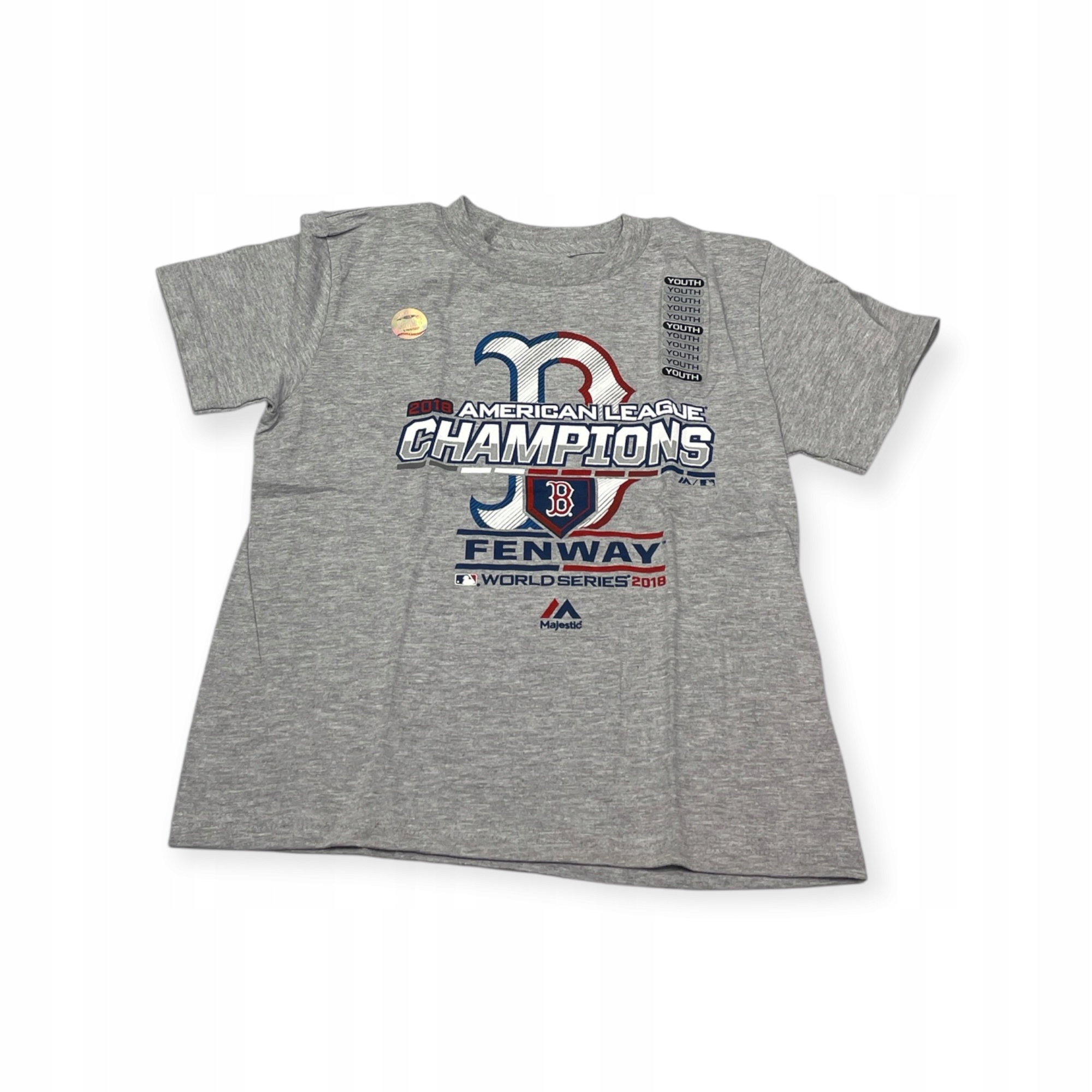 Koszulka T-shirt juniorski Boston Red Sox Mlb Majestic M 5/6 lat