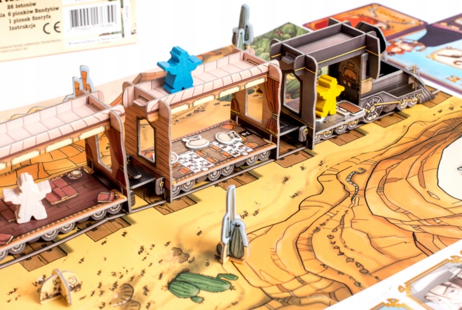 COLT EXPRESS EDYCJA POLSKA RODZINNA GRA PLANSZOWA REBEL Typ Podstawa