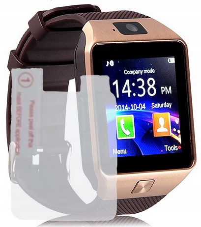

Smartwatch DZ09 Zegarek 34FUNKCJE Kam Sim Pl Folia