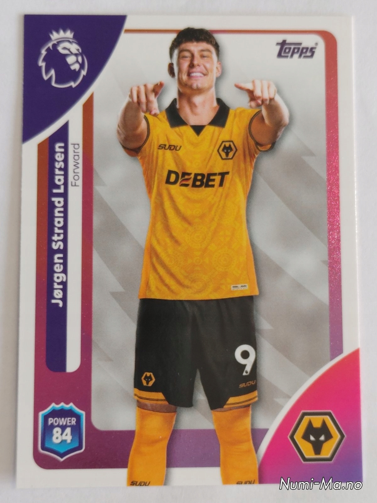 Topps Premier League 2025-2026 NR.302 Wolverhampton W. -larsen 4067