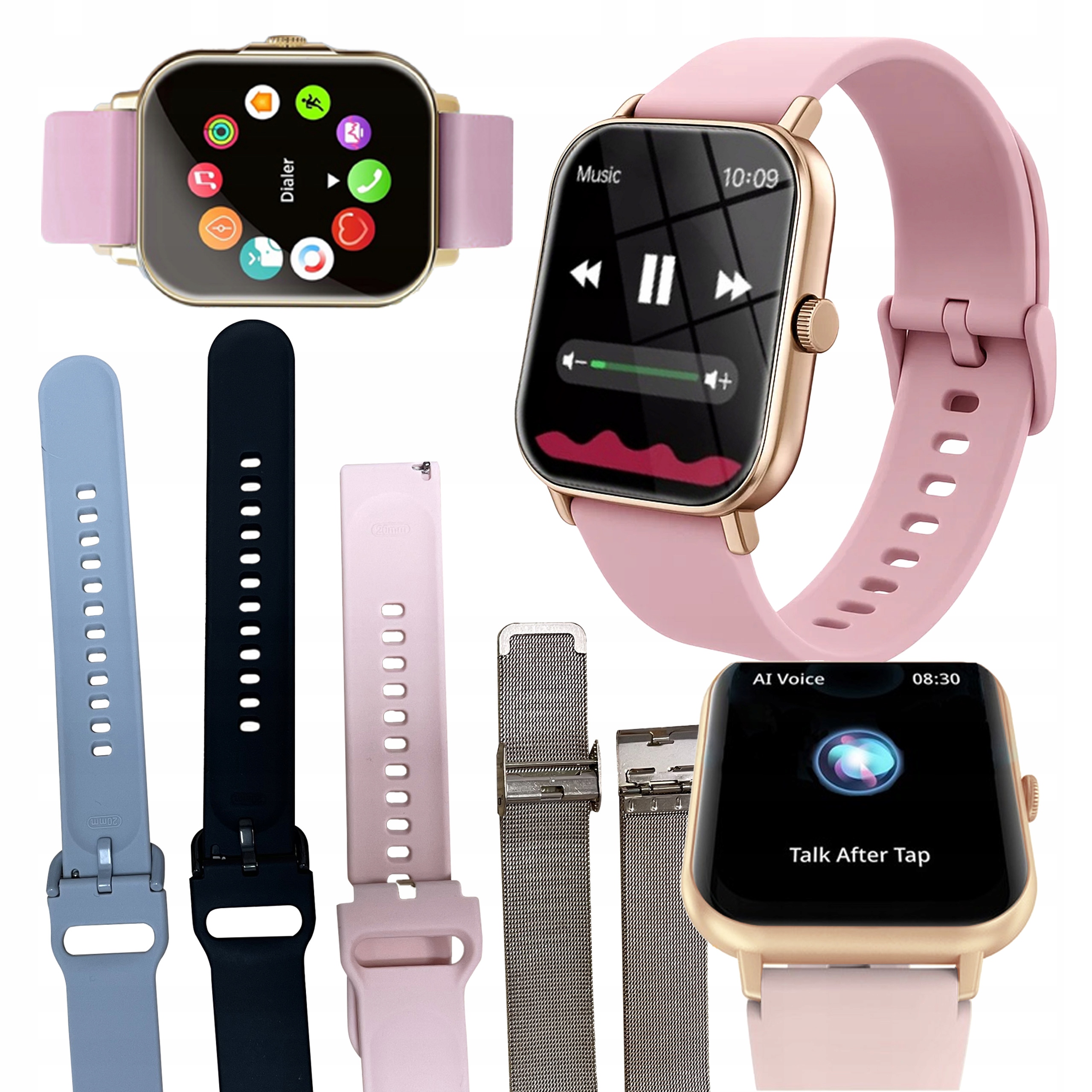 Smartwatch Női Óra Lengyel Menü, Hívás, Értesítések, Pulzusmérés, Sport