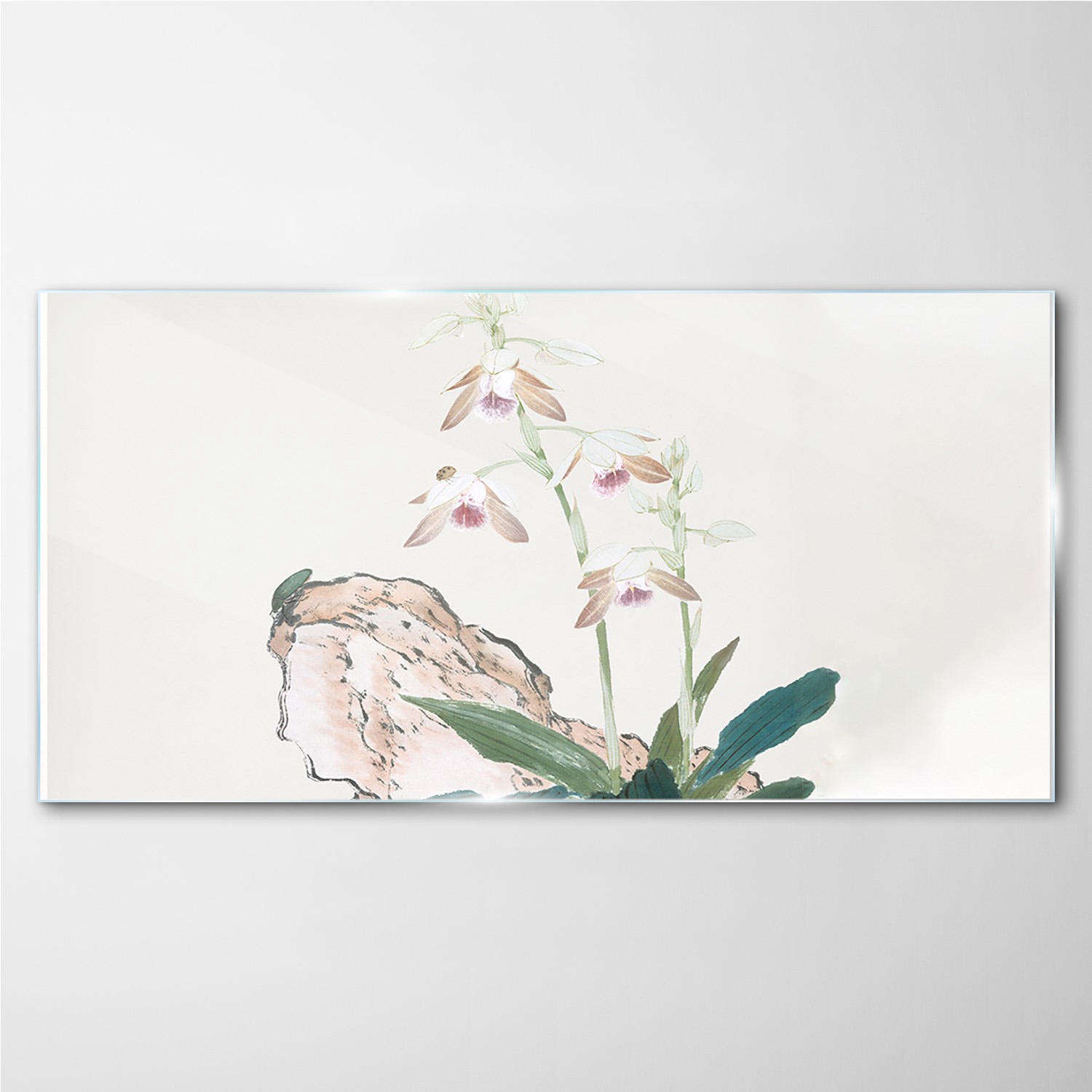 

Obraz na ścianę szklany Owady i kwiaty 140x70 cm