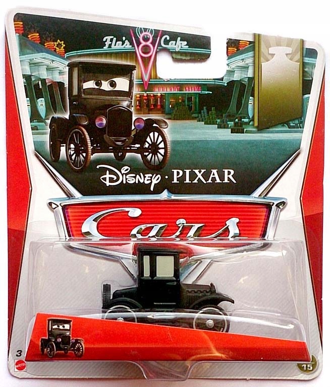 

Mattel Cars Auta Gienia Lizzie Staruszka 1:55 Nowy