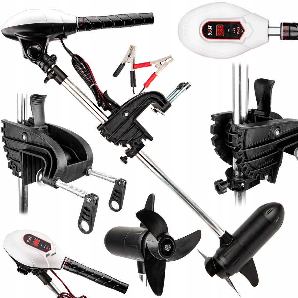 Silnik Elektryczny 770W 12V Zaburtowy Do Łodzi Łódek Volt Polska Wicher 70