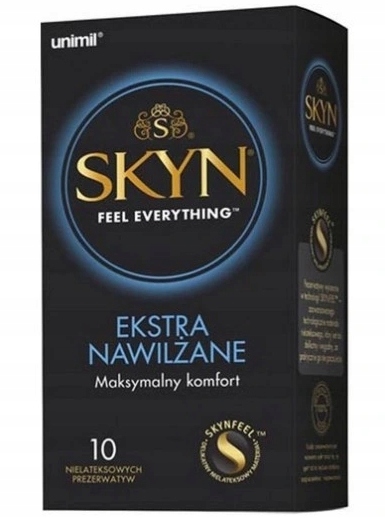 

Skyn Ekstra Nawilżane prezerwatywy, 10 sztuk