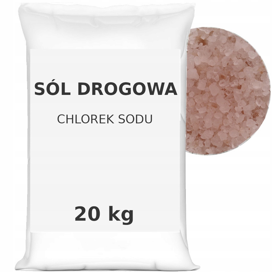 

Sól Drogowa Na Drogi, Chodniki Chlorek Sodu 20kg